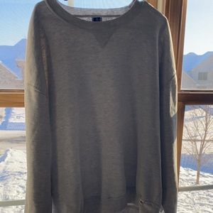 Oversized grey crew neck